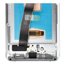 LCD ekranas, skirtas SAMSUNG S20 Ultra white SOFT OLED su rėmeliu LCD ekranas, skirtas SAMSUNG S20 Ultra white SOFT OLED su rėmeliu