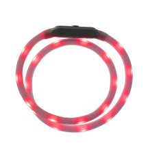 Silikoninis LED augintinių antkaklis LLFG24034 Silikoninis LED augintinių antkaklis LLFG24034