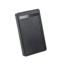 "Fusion" 2,5" išorinis standžiųjų diskų korpusas SATA III , USB 3.0 , Medžio stiliaus dizainas , juoda