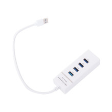 Fusion Hub usb 3.0 port splitter 4 port splitter adapter , white