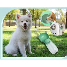 Dog outdoor drinking cup green Dog outdoor drinking cup green
