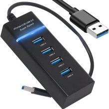 Fusion Hub usb 3.0 prievadų skirstytuvas 4 prievadų skirstytuvo adapteris