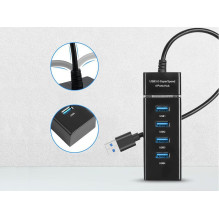 Fusion Hub usb 3.0 port splitter 4 port splitter adapter