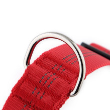 Dog harness REFLECTIVE SILK size XS red