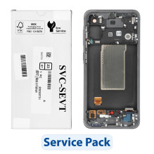 „ServicePack“ LCD ekranas, skirtas „SAMSUNG A56 5G A566B“ grafito spalvos GH82-36829A