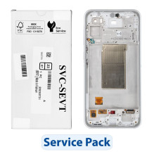 „ServicePack“ LCD ekranas SAMSUNG A36 5G A366B baltas GH82-36841B