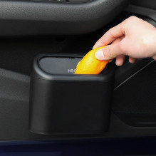 Car rubbish storage bin black Car rubbish storage bin black