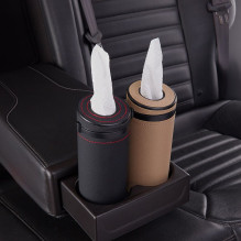 Tube-shaped tissue dispenser black Tube-shaped tissue dispenser black