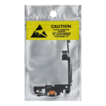 Įkrovimo lankstus USB laidas, skirtas IPHONE 12 Pro Max, juodas (ištrauktas)