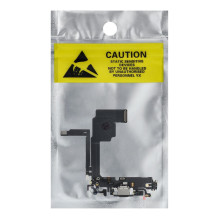 Įkrovimo lankstus USB įkroviklis, skirtas IPHONE 15 Pro, juodas, OEM