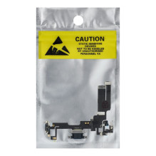 Įkrovimo lankstus USB įkroviklis, skirtas IPHONE 14, juodas, OEM