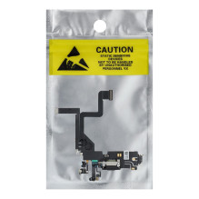 Įkrovimo lankstus USB laidas, skirtas IPHONE 14 Pro, juodas (ištrauktas)