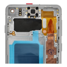 FixCell display LCD SAMSUNG S10 G973 with frame white (refub) FixCell display LCD SAMSUNG S10 G973 with frame white (refub)