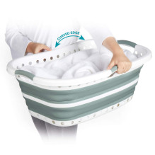 Beldray LA072979GRNFEU7 37 L Collapsible Hip Hugger Laundry Basket Beldray LA072979GRNFEU7 37 L Collapsible Hip Hugger Laundry Basket