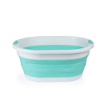 Beldray LA034816MNTFPEU7 Collapsible Laundry Basket 28L White / Mint