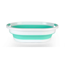 Beldray LA034816MNTFPEU7 Collapsible Laundry Basket 28L White / Mint