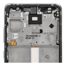 SAMSUNG A52S 5G A528B GH82-26861D LCD ekranas su lietimui jautriu stikliuku, baltas