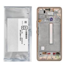 „ServicePack“ LCD ekranas SAMSUNG A53 5G A536B GH82-28024D auksinis „ServicePack“ LCD ekranas SAMSUNG A53 5G A536B GH82-28024D auksinis