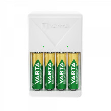VARTA PLUG CHARGER 57657 + 4 x rechargeable battery R6 (AA) 2100mAh