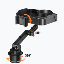 Car table with phone holder CP2008 black
