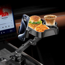 Car table with phone holder CP2008 black