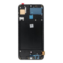 LCD ekranas SAMSUNG A70 A705 kietasis OLED su rėmeliu LCD ekranas SAMSUNG A70 A705 kietasis OLED su rėmeliu