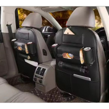 Automobilio organizatorius priekinėms sėdynėms su skyreliais MAGIC juodas