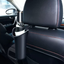 Hanging umbrella holder for car black