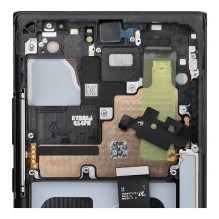 „Samsung Note 20 Ultra 5G N986 / N985“ GH82-31453A mistinės juodos spalvos LCD ekrano aptarnavimo paketas