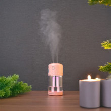 Aromaterapijos aparatas / drėkintuvas / difuzorius H10 rožinis