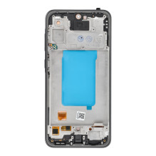 LCD ekranas, skirtas SAMSUNG A36 5G HARD OLED, su rėmeliu