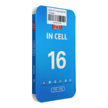 iPhone 16 LCD ekranas su skaitmeniniu keitikliu, juodas (ZY-LTPS IC, perkeliamas)