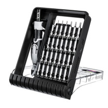 JAKEMY JM-8189A 32in1 Screwdriver with Precision Tweezers (Black)