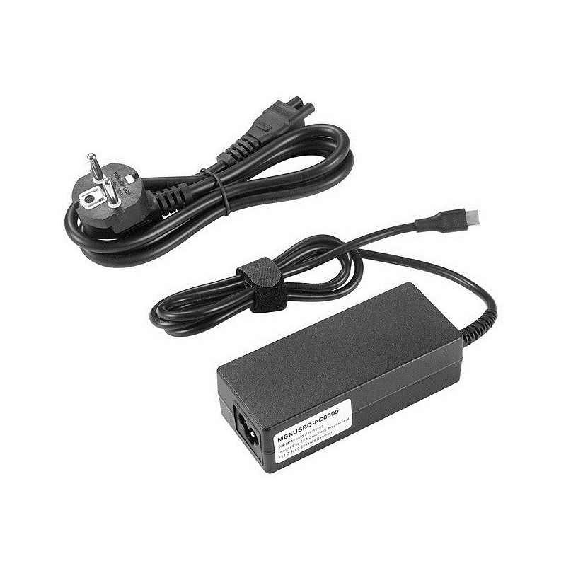 Charger for laptop Type-C with AC cable (65W)