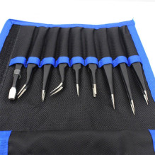 UF-TOOLS - ESD-9 pincetų rinkinys (9 vnt.)