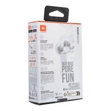 Wireless earphones JBL IP54 IPX2 Wave Beam white Wireless earphones JBL IP54 IPX2 Wave Beam white
