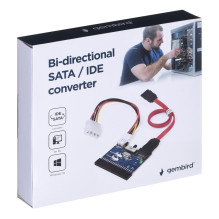 „Gembird“ dvikryptis SATA / IDE keitiklis sąsajos plokštėms / adapteriui, vidinis „Gembird“ dvikryptis SATA / IDE keitiklis sąsajos plokštėms / adapteriui, vidinis