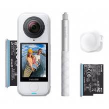 „Insta360 X4 Air“ pradinis rinkinys, arktinė balta