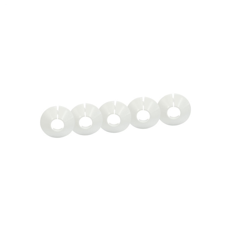 RING FOR PIPES 18MM WHITE 5PCE