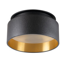Luminaire recessed Kanlux Govik, 10W, GU10, black