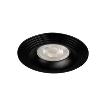 Luminaire recessed Kanlux Liglo, 10W, GU10, black