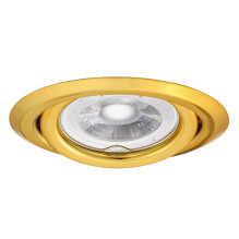 Luminaire recessed Kanlux Argus II, 10W, GU10, gold