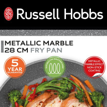 Russell Hobbs RH028001EU7 metalinė marmurinė keptuvė 28 cm Russell Hobbs RH028001EU7 metalinė marmurinė keptuvė 28 cm