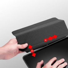 DUX DUCIS MAGI dėklas su pieštukų dėklu, skirtas iPad Pro 11 (2018 / 2020 / 2021 / 2022), juodas DUX DUCIS MAGI dėklas su pieštukų dėklu, skirtas iPad Pro 11 (2018 / 2020 / 2021 / 2022), juodas