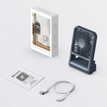 Desk fan HX-123 dark blue Desk fan HX-123 dark blue