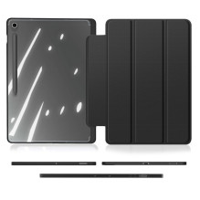 DUX DUCIS case TOBY with pencil storage for SAMSUNG Tab S10 FE Plus black DUX DUCIS case TOBY with pencil storage for SAMSUNG Tab S10 FE Plus black