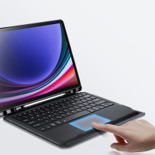 DUX DUCIS case DK foldable with Wireless Keyboard for SAMSUNG Tab S10 Plus / S9 Plus / S9 FE Plus black DUX DUCIS case DK foldable with Wireless Keyboard for SAMSUNG Tab S10 Plus / S9 Plus / S9 FE Plus black