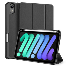 DUX DUCIS DOMO sulankstomas dėklas su pieštuko dėklu, skirtas iPad mini 7 / 6, juodas DUX DUCIS DOMO sulankstomas dėklas su pieštuko dėklu, skirtas iPad mini 7 / 6, juodas