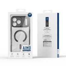 DUX DUCIS dėklas AIMO MAG, suderinamas su „MagSafe“, skirtas IPHONE 17 PRO MAX (atviro žiedo versijai), juodas