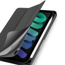 DUX DUCIS case DOMO foldable with pencil storage for iPad mini 7 / 6 black DUX DUCIS case DOMO foldable with pencil storage for iPad mini 7 / 6 black